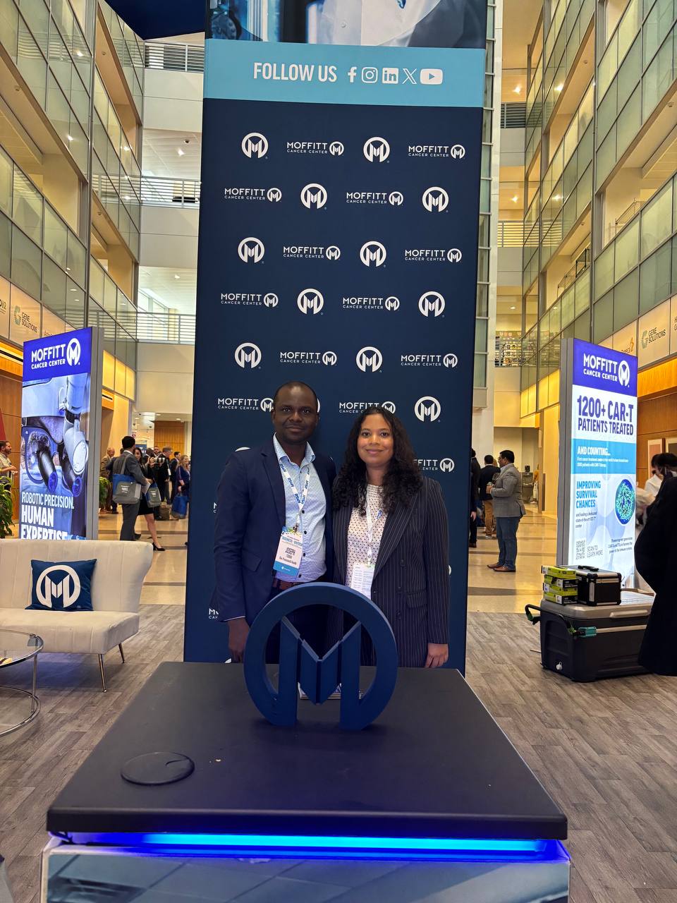 Bio-PrecisionAI Health team members at Moffitt Cancer Center